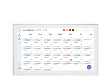 Écran LCD interactif mural intelligent de 15,6 pouces avec calendrier numérique et écran tactile pour les horaires familiaux, OEM, tension 5V