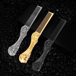 Pettine Tascabile Pieghevole in Lega di Zinco, Mini Pettine da Viaggio per Baffi, <span class=keywords><strong>Barba</strong></span> <span class=keywords><strong>e</strong></span> Acconciatura, Pettine per <span class=keywords><strong>Barba</strong></span> - Product Image 6