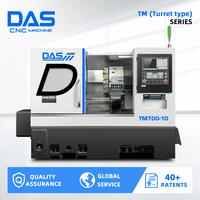 Torno de torreta DAS TM700-10 con contrapunto y función combinada de torneado y fresado CNC
