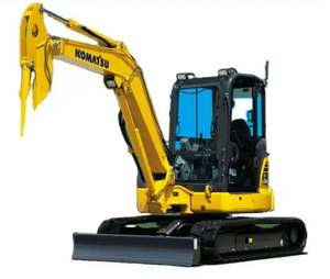 Excavadora Mini Komatsu PC55 MR de 5.5 Toneladas en Buen Estado, Venta de Segunda Mano a Bajo Precio, Excavadora Japonesa Komatsu 55 Usada en Venta - Product Image 1