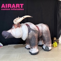 Reno Inflable Gigante para Exhibición, Accesorio Inflable de Reno
