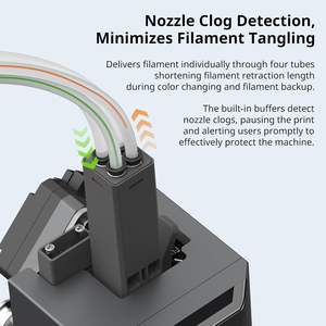 Caja secadora de filamentos para impresora 3D Anycubic Ace Pro, compatible con Kobra 3 Max, contenedor de almacenamiento de filamentos de plástico con tapa transparente y cuatro bobinas. - Product Image 4