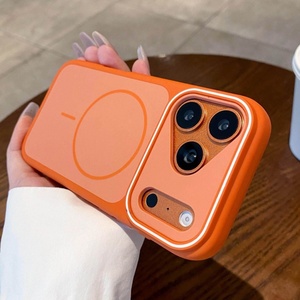 Nueva Funda Magnética Mate para Teléfono Móvil, Protección Contra Impactos, para iPhone 17 Pro Max, 16 Plus, 15, 14, Venta al Por Mayor - Product Image 1