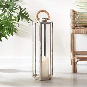 Exclusivas Linternas de Acero Inoxidable para Decoración de Bodas 2026 - Product Image 1