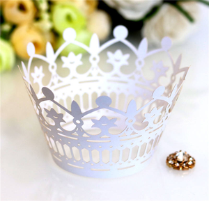 กล่องกระดาษรองคัพเค้กแบบตัดด้วยเลเซอร์สำหรับงานแต่งงาน กล่องมัฟฟิน คุกกี้ เค้ก ขนมปัง สำหรับตกแต่งงานปาร์ตี้ - Product Image 3