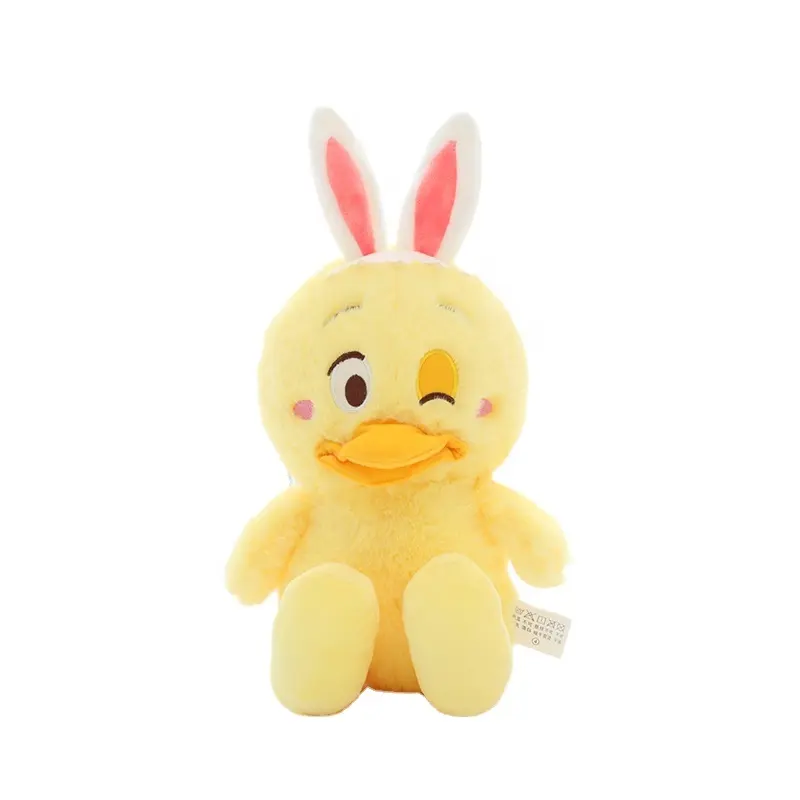 Good quality promotional easter kawaii chicken gifts stuffed push chicken toy