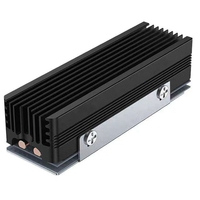 SSD-V3 2280 M.2 Твердотельный накопитель с двумя тепловыми трубками, NVMe, сетчатый цельноалюминиевый корпус, охлаждающая пластина