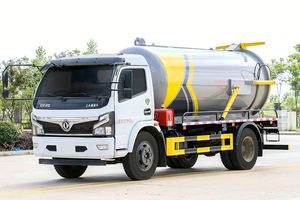 รถดูดสิ่งปฏิกูลแบบดูดฝุ่น Dongfeng 4x2 ขนาด 8000 ลิตร ใช้เครื่องยนต์ดีเซลแบบธรรมดา สำหรับขนส่งน้ำเสียในครัว พร้อมฟังก์ชั่นแยกน้ำเสีย - Product Image 2