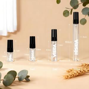 Vente en gros petit échantillon bouteille de parfum 2ml 3ml 5ml 10ml mini flacon pulvérisateur vide transparent tube de verre testeur d'atomiseur de parfum - Product Image 2