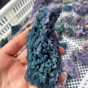 Wholesale Natural <strong>Grape</strong> Agate Specimen Cluster Healing Crystal Quartz Gemstone Craft for Decoration - Product Image 2