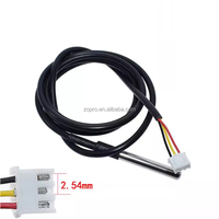 Sonde de température numérique étanche en acier inoxydable pour DS18B20 avec câble pour diverses applications
