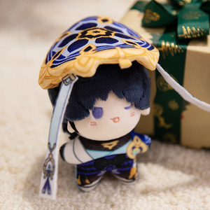 จี้ของเล่นตุ๊กตา10ซม. พวงกุญแจอะนิเมะเกม Genshin Wanderer lyney furina <span class=keywords><strong>lynette</strong></span> รูปน่ารักอะนิเมะตุ๊กตายัดไส้ - Product Image 2