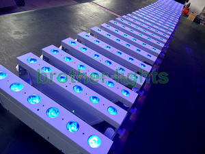 Barra de Luces LED Inalámbrica DMX de 6 Piezas, 18W RGBW y UV 6 en 1, con Batería, Barra de Luces LED Inalámbrica con Batería, Barras de Luz LED Inalámbricas con Batería - Product Image 4