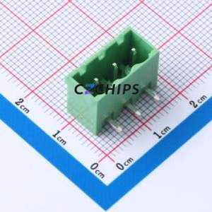 DB2ERC-5.0-3P-GN Plug-in Terminal Block P=5mm Connector Board-to-Board / Socket - Closed 1x3P 5mm Green - Product Image 1