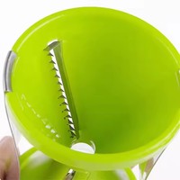 Groente- en fruitsnijder, -schiller, -twister, -spiraalsnijder, -rasp, -snijder, -schaaf voor wortel en komkommer
