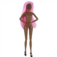 Tête de poupée Supermodel OEM/ODM avec greffe de cheveux, maquillage BJD pour poupée gothique européenne/américaine, best-seller transfrontalier, nouvelle version UV pour la pratique