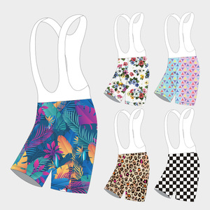 Legging personnalisé à sangle en X sans couture Cut une pièce Cuissard à bretelles pour cyclisme Short à bretelles pour vélo de couleur unie pour hommes - Product Image 6