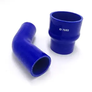 Customized Black Silicone Reinforced Radiator Hose for Auto Truck Heat Resistant Rubber Material Moulding Cutting Services