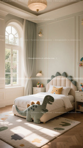 <span class=keywords><strong>Letto</strong></span> di dinosauro per camera dei bambini a tema con tessuto piccolo <span class=keywords><strong>singolo</strong></span> per bambini bambini bambino <span class=keywords><strong>letto</strong></span> xl per bambini con disegno cartone animato - Product Image 3