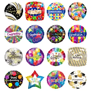 Star Graduation Decor Congrats Grad Season Balloons Shaped Themed Graduation Foil Balloons Graduation Balloons Party Decoration