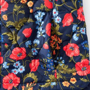 Chaleco Aislante FeatherFree para Mujer de FOXA con Estampado Floral, Cuello Alto Cortavientos, Estilo Casual - Product Image 5