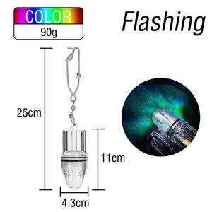 Lampe de pêche LED avec flash à déclenchement rapide, lampe stroboscopique pour appât de calamar, lampe de pêche sous-marine pour eaux profondes - Product Image 4