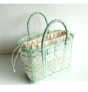 Bolsa de Playa de Verano para Mujer, Diseño Personalizado, Venta al por Mayor 2025, Tejida en PVC, Poliéster, Lona y Paja, para Publicidad y Uso Diario - Product Image 2