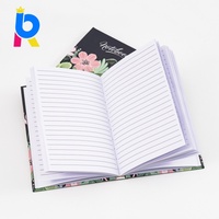 Cuaderno Clásico A6 de Tapa Dura Cosida, Logotipo de Marca en Relieve, Laminación Mate, Papel Ecológico para Regalo de Ferias Comerciales, Impresión Personalizada