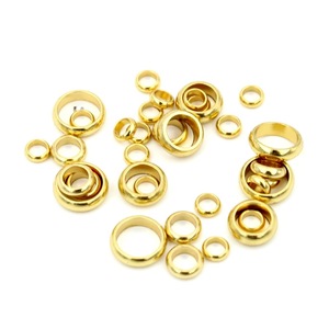 Anneaux sans soudure en acier inoxydable Anno Jewelry, or rose, argent, perles pour la création de bijoux, 10 mm, 8 mm, 6 mm, 4 mm, 2 mm - Product Image 3