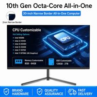 Computadora Todo en Uno CoreNest de 30 Pulgadas, Intel Celeron N5095 de 4 Núcleos, Pantalla Ultra Ancha FHD 21:9, PC de Escritorio AIO para Negocios y Oficina