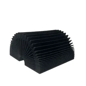 Factory Direct Flexible Plastic Accordion Bellows Organ Flat Bellows Cover For CNC Machine Tools
