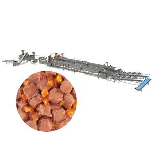 Commmericial <b>Wet</b> Pet <b>Food</b> Production Line: 300-2000kg/h For Dog&Cat <b>Food</b> Production Line - Product Image 1