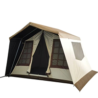 Tente familiale imperméable de grande capacité pour 5 à 8 personnes, tente de camping de haute qualité résistante aux UV pour les événements en plein air