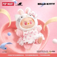 NOUVEAU Populaire 100% Original Labubu POPMART The MONSTERS SAN RIO CHARACTERS Series Peluches et Pendentifs en Vinyle Boîte Mystère