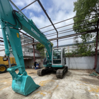 Excavadora Usada KOBELCO SK135, Excavadora Hidráulica de Orugas de 13.5 Toneladas, Maquinaria de Construcción