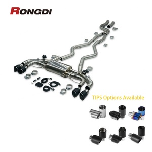 Échappement de haute qualité SS304 M340i pour BMW G20 M340i G22 M440i B58 3.0T, silencieux à valve, échappement à valve, catback - Product Image 1