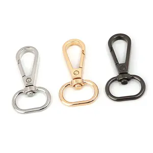 Customized Zinc Alloy Hardware Accessories Dog Hook Safety Metal Heavy Duty Swivel Snap Hook Buckle For Bag