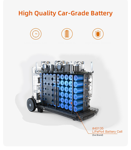 Trạm điện di động 10KW Trạm điện 3600W Trạm điện di động với bảng điều khiển năng lượng mặt trời - Product Image 5