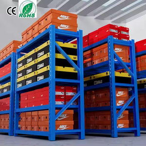 رف تخزين متعدد المستويات من الفولاذ المقاوم للصدأ برواغ ، رف تخزين للمستودعات مع تصميم مبتكر ومحمي من التآكل - Product Image 3