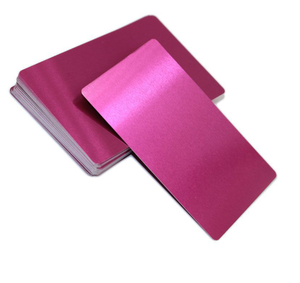Carta IC in Acciaio Inossidabile Liscia da 0,8 mm con Chip per Personalizzazione Successiva - Product Image 5