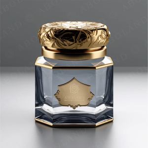 Đen mỹ phẩm <span class=keywords><strong>container</strong></span> rỗng Fancy mỹ phẩm lọ chai nước hoa với Hộp bao bì bakhoor Jar bakhoor lọ thủy tinh - Product Image 2