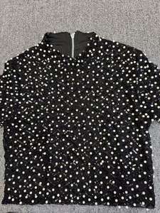 Conjunto de Dos Piezas de Moda para Mujer, Personalizado de Fábrica OEM, de Poliéster de Lujo, <span class=keywords><strong>con</strong></span> Manga <span class=keywords><strong>Larga</strong></span> Curva y <span class=keywords><strong>Falda</strong></span>, Estilo Casual - Product Image 4