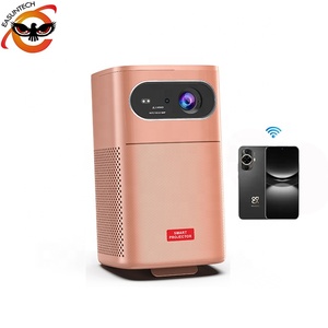 Easuntech M1 Pin 1080P Có Thể Sạc Lại DLP LED Xách Tay Mini 4K 3D TV Ngoài Trời Chất Lượng Tốt Nhất Nhỏ Video Kỹ Thuật Số Rạp Chiếu Phim Máy Chiếu - Product Image 1