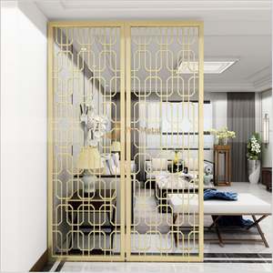 EX358 Paravent moderne pliable multifonctionnel personnalisé pour la décoration intérieure, séparateur de pièce, cloison en métal, écran d'intérieur - Product Image 5