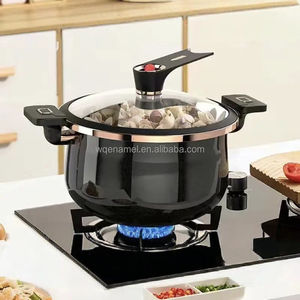 Marmite à soupe multifonction <span class=keywords><strong>en</strong></span> <span class=keywords><strong>fonte</strong></span> antiadhésive 7L fabriquée <span class=keywords><strong>en</strong></span> Chine avec des caractéristiques <span class=keywords><strong>de</strong></span> sécurité uniques enduites d'émail - Product Image 4