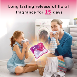 Private Label 3in1 Fabricante Vestuário Limpeza Natural Detergente Líquido Gel Ball Lavanderia Beads Pods Cápsulas De Lavanderia - Product Image 4