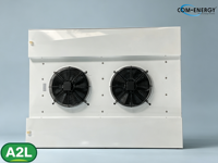 Refroidisseur d'air à double alimentation latérale série DH à haut débit d'air pour atelier de transformation des fruits et légumes, unité de refroidissement par évaporation RT≥-5C
