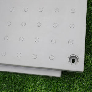 TOPPLA Nouveau style Hangar en plastique HDPE mobile écologique Hangars de jardin de bureau mobiles pour le stockage des outils Hangar extérieur étanche - Product Image 6