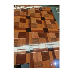 Sàn gỗ Bền 10mm sàn gỗ nhiều lớp Giá sàn gỗ chống cháy màu xám