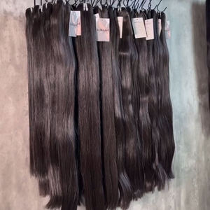 Cheveux humains Remy indiens 100% lisses, trame en PU ultra-fine, nœuds invisibles, densité 120-130% pour <span class=keywords><strong>femmes</strong></span> - Product Image 4